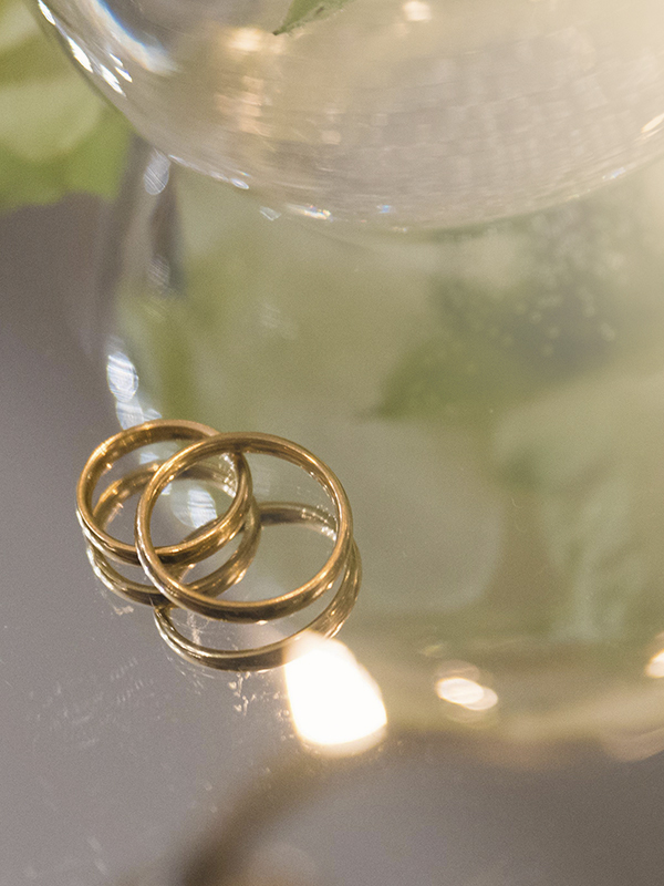 foto matrimonio con fedi