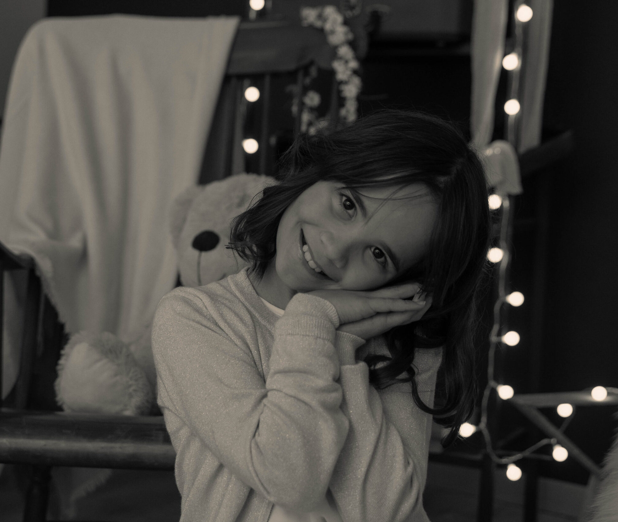 foto con ambientazione natalizia per il servizio fotografico natale